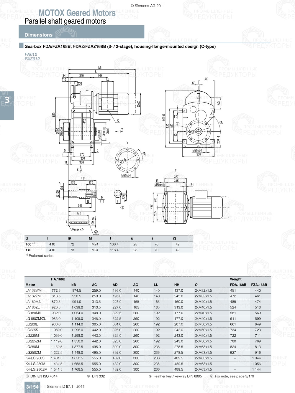 Мотор-редуктор Flender FDZ-FZZ168B Flender FDZ-FZZ168B